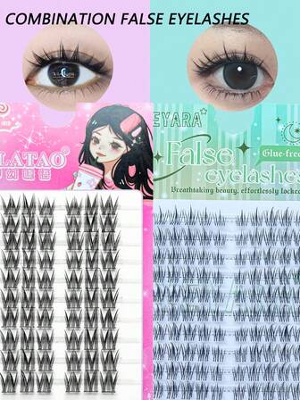 Two Boxes False Eyelashes Combo Pack - Hot-Selling European And American Styles Dramatic Volumizing Lashes For Bigger Eyes Experience Multiple Styles With Our Oversized False Eyelash Collection