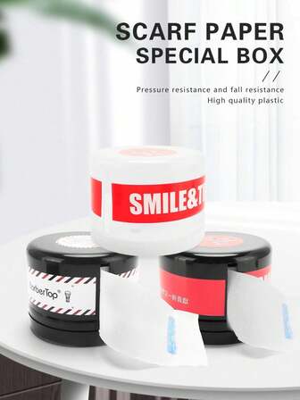 Dispensador de papel para el cuello del barbero, tira desechable para el cuello, cinta para el cuello, caja de almacenamiento con ventosa, accesorios para peluquería