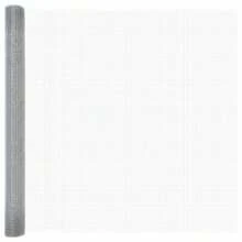 vidaXL Zaun Mit Pfosten Silber 1,4 X 25 M Stahl - Silber - Übersicht 7