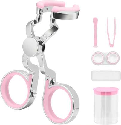 Kontaktlinsenhilfe,Tägliche Hilfsmittel zum Tragen von Kontaktlinsen,Das Paket enthält einen weichen Silikon-Kontaktlinsenentferner,Kontaktlinsenetuis