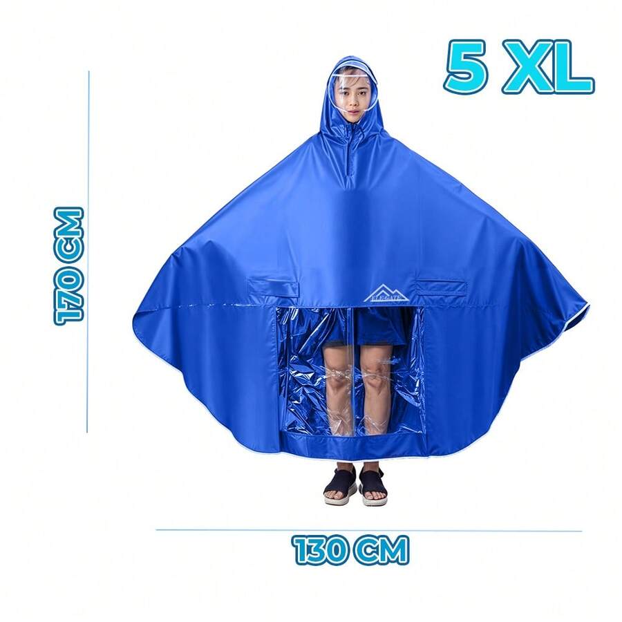 Motorcycle Rainwear - Navy Blue - View 1