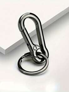 4/1件装 简约多功能男士耐用易拆卸合金金属材质背包腰带汽车钥匙扣，钥匙扣夹金属钥匙圈造型钥匙圈钥匙扣夹钩支架收纳，男女通用，家庭必备，圣诞礼物 - 彩色 - 查看 13