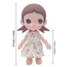 For Zsiga, Overalls & Shirt Set, Paired With Sun Hat And Cute Sunglasses, Collectible Christmas Holiday Costume, Holiday Birthday Gift (Excluding Plush Doll) - Multicolor - View 3