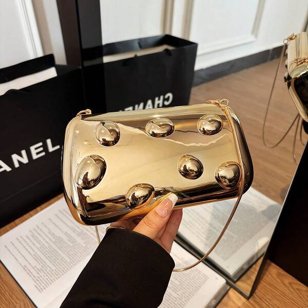 New Acrylic Women's Fashion Beaded Bag