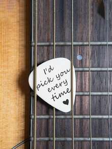 Custom Personalized Guitar Picks, Personalized Guitar Picks, Stainless Steel Guitar Picks, Personalized Bass Guitar Accessories, Alentine's Gift Christmas Gift, Personalized Gifts, Birthday, For Friend, Boyfriend, Girlfriend, Family - Multicolor - View 2