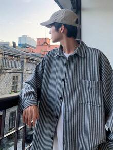 Men Shirts - Gray - View 12