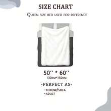 1Pcs Festive Gingerbread Pattern Blanket - Intricate Holiday-Inspired Design Featuring Houses, Trees, Hearts, Cupcakes, And Stars, Perfect Gift For Christmas And Holiday Season Fans Durable Fabric, Home Decor, Artistic Design, Highquality Textile, Versatile Accessory, Outdoor Enthusiasts - 彩色 - 查看 6