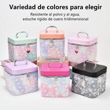 Conjunto de tres piezas cuadradas - Rosa - Ver 2