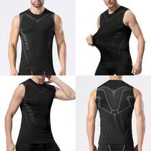 Men Sports Bodysuits & Jumpsuits - 黑色,白色,灰色 - 查看 8