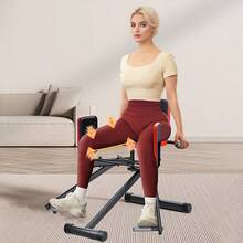 Premium Adjustable Resistance Hip Abductor Machine For Home Gym - Glute & Thigh Sculpting Equipment With Comfort Padding, Secure Straps & Adjustable Bands - Fit For Women & Men, Black - Black - View 2