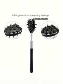 Coçador de costas retrátil em formato de cacto com espinhos de 6 mm e 12 mm, inclui um cabo para coçar com uma só mão, material de PVC durável, ideal para lembrancinhas de festa, perfeito para homens e mulheres, presente para o Dia das Mães ou para a vovó. Coçador de costas, coçador retrátil, coçador de mão, máquina de coçar, coçador de costas retrátil.