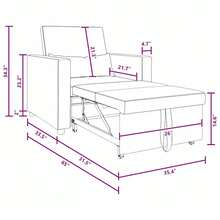 vidaXL Einzel-Schlafsofa Mit Rädern Hellgrau 90 X 165 X 87 Cm Samt - 灰色 - 查看 11