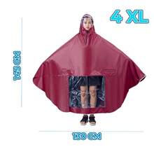 Capa Impermeable con Ventana Transparente - Burdeos - Ver 2