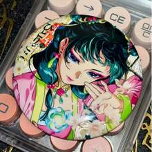 1pc The Apothecary Diaries 2025 New Product - Badge Pendant, Desktop Decor, Bag Charm, Display Collection, Home Decoration, High Transparency Material High Definition Printing, Bedside Desk Decor, Desktop Collection Ornament, Desk Decor Accessory, Anime Desktop Decor - Multicolor - View 13