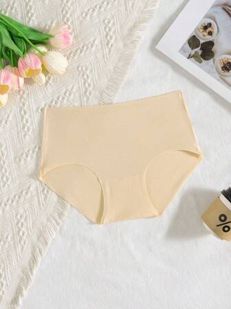 Bragas de seda de hielo sin costuras de lencería sexy para mujer, ropa interior de cintura media sin rastro, bragas de unicolor, transpirables, cómodas, suaves, amigables con la piel, shorts elásticos, ropa interior femenina, pantalones, ropa interior de verano ultradelgada e invisible