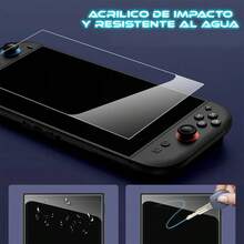 Mica Cristal Mica Switch 2 Protectora para N/S 2 Compatible para N/S 2 Película de Vidrio Templado Anti Arañazos HD Premium - Negro - Ver 5