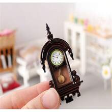 Đồng hồ treo tường cổ điển thu nhỏ tỷ lệ 1:12, Phụ kiện trang trí nhà búp bê, Trang trí nhà cửa, Quà tặng Giáng sinh, Quà tặng ngày lễ tình nhân, Quà tặng năm mới, Quà tặng sinh nhật, Quà tặng ngày lễ cho bạn bè - Nhiều màu - Xem 8