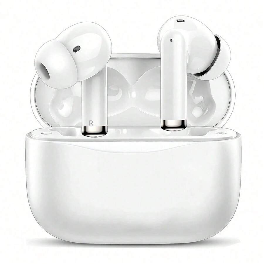Pods (Pro Generation)Wireless Earbuds Cancelling(-36db)In-Ear Earphones With MagSafe Charging Case 30H Playtime 360 Hi-Fi Stereo Waterproof Headphones For Android IOS Laptops For IOS, Android Users, Gifts For Family, Friends, Kids, Birthday, Spring, Boyfriends, Girlfriends, Holiday,Easter Small And Portable, In-Ear Wireless Earphone Mini Earbuds - Trắng (chuyên nghiệp) - Xem 1