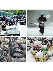 Electric Bicycle Basket Cover Waterproof Bike Basket Liner Rainproof Cover Fits For Most Bicycle Baskets Cushion Waterproof Kit - Multicolor - View 8