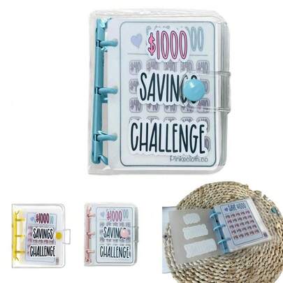 Savings Challenge Binder, Money Saving Binder, Savings Challenges Book With Envelopes, Envelope Savings Challenge