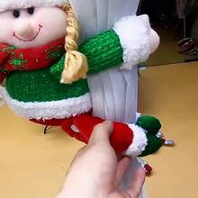 1/2 pezzi Decorazione natalizia, Tenda natalizia, Adatta per casa e celebrazioni festive, Decorazione per Natale, Ognissanti, Ringraziamento, Fermagli per tende da festa di Natale, Fermagli per tende