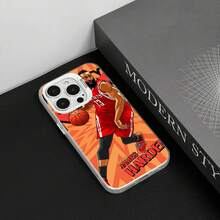 Funda de Teléfono Jugador de Baloncesto, 17, 16, 15, 14, 13, 12, 11 Pro Max Plus, Funda Plateada para One Piece Galaxy S22 S23 S24 S25 Plus Ultra - z5 - Ver 5