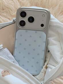 可爱Y2K星空亮面环氧树脂手机壳，兼容 17 Pro Max、17 Pro、16 Pro Max、15、14、13 Pro Max，防震后盖 - 藍色 - 查看 1