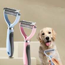 3pcs Pet Knotting Comb, Dog Comb, Nail Scissors, Cat Beauty Hair Removal, Cat Comb, Nail Grinding File, Cat Dog Universal Pet Beauty Tool For Cleaning And Hair Removal, Suitable For Cat And Dog Pet Cleaning Products - Multicolor - View 2