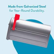 MailboxesArchitectural Mailboxes Mapleton™ - Buzón de acero resistente montado en poste para exterior grafito buzón grande en la acera con cierre magnéticoMailboxes - grafiti deleite de la naturaleza - Ver 8