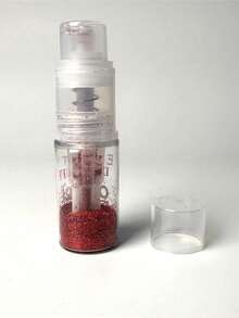 1 pieza Botella de spray de polvo brillante transparente rellenable de 18ml, 0.47-2.03 Oz Herramientas de decoración de pasteles, fondant y hornear en polvo seco, botella de spray con boquilla larga, accesorios de viaje, botella dispensadora, botella de polvo en spray de helada de sandía, botella de spray de polvo cuantitativo con boquilla oscilante, capacidad opcional, botella de almacenamiento esencial para volver a la escuela. - Multicolor - Ver 6