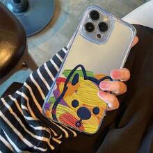 Funda protectora de precisión de cobertura total a prueba de golpes de TPU, diseño de carcasa espacial transparente, adecuada para  6/7/8/XR/X/Xs/Xs Max/11/12/13/14 Pro/15 Plus/16 Pro Max/17 Air y varios otros modelos, colorida y linda, funda protectora resistente a impactos, funda protectora a prueba de golpes, funda protectora colorida, carcasa de moda, carcasa duradera, resistente a arañazos, funda protectora delgada, funda protectora transparente, usuario de , protector de herramientas pequeñas - Colores mixtos - Ver 1