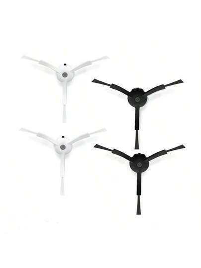 Packs Robot Stofzuiger Cleaner Replacement Side Brushes Compatible S8 Pro Ultra, S7 Max Qrevo Series, MaxV, S7, Q7 Max, Q8 S8, Q7, Q5, S6, S5, S4, E5, E4, E3, E2 Models Durable Plastic Vloer Attachment Accessories