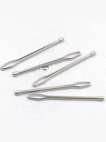 Elastic Band Threader Clip For Sewing DIY Durable Elastic Band Clip Threading Rope Device & Clothing Clip Belt Guide Needle Tool For Trousers Belt Guide Needle Tool For Trousers White Time-Saving & Versatile With High-Quality Clips Sewing Accessories - Silver - View 11