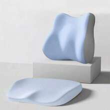 2件/1件装汽车增高坐垫及腰部支撑套装 | 符合人体工程学设计 | 提升驾驶视野，长时间乘坐舒适 | 柔软记忆海绵提供支撑 | 适用于轿车、SUV和卡车 - 彩色 - 查看 28