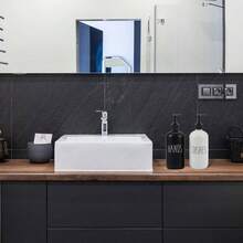 16 OZ Glass Soap Dispenser With Pump, Bathroom And Kitchen Soap Dispenser Set, Dish Soap Dispenser, Hand Soap, Bathroom Decor, Black Kitchen AccessoriesWhite White