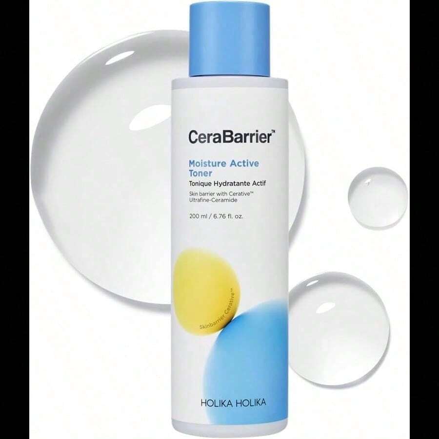 HOLIKA HOLIKA Nước hoa hồng dưỡng ẩm CeraBarrier Moisture Active Skincare Line Toner, 200ml - Tùy chọn đơn - Xem 1