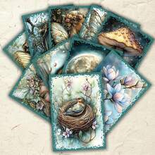 20 بطاقة بريدية بموضوع الجنيات، تتميز بتوضيحات قصص الخيال الشعبية بما في ذلك الجنيات والأقمار والمنازل الفطرية وما إلى ذلك. ظهور فارغ للكتابة والتحية. مناسبة للعطلات والأعياد والألبومات الفنية والهدايا والقرطاسية الإبداعية. بطاقات تحية بأسلوب فني أوروبي.