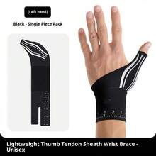 1个轻便压缩拇指腕托，男女通用健身护腕，预防扭伤，保护腱鞘 - 彩色 - 查看 7