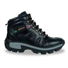 Caterpillar Adventure Ankle Boot, 100% Leather, Stitched Sole, New Release + Gel Insole - Black - View 1
