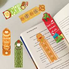 30 piezas de marcapáginas navideños divertidos - perfectos para estudiantes y amantes de los libros, suministros duraderos para la oficina y la escuela, regalo de Navidad