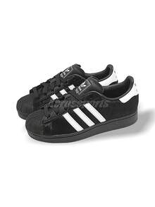 Adidas Superstar II 休闲运动鞋 - 黑色 - 查看 2