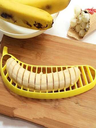 1pc Home Creative Banana Slicer Banana Slicer Multi-Functional Fruit Slicer Practical And Convenient Creative Gadget Banana Slicer