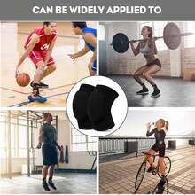 1 Coppia di Fasce di Compressione Regolabili per il Ginocchio con Protezione della Rotula per Donne, Adatte per Danza, Pallavolo, Calcio, Yoga, Corsa, Ginocchiere Morbide e Traspiranti - Multicolore - Visualizzare 6