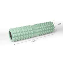 45*13cm Black Crescent Solid Foam Roller, Suitable For Fitness, Yoga, Pilates And Muscle Relaxation