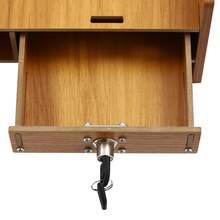 Soporte de madera para monitor, 2 niveles, con cajón, altura ergonómica, ideal para ordenador portátil y escritorio, ideal para el hogar y la oficina. - Color de la madera - Ver 11