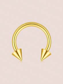 CIZME 1/3 piezas Anillos de septum con rosca interna, aro de nariz en forma de herradura de acero inoxidable 18G, anillo de septum de nariz con bola redonda, remache con perla en la parte superior, aro de nariz en forma de herradura de 8 mm en plata y oro, pendientes, anillos de ceja y labio, joyería hipoalergénica para perforación para mujeres y hombres