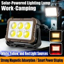 Bright Work Light, Strong Magnetic Suction, Portable With Long Battery Life, Construction Site Searchlight - Multicolor - View 8