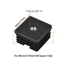 4个黑色塑料圆/方盖 M6 M8 孔螺母保护塞垫圈防尘密封端盖椅子家具配件 - 彩色 - 查看 23