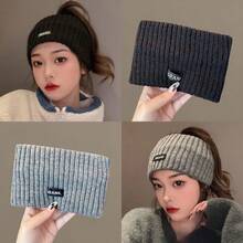 4PCS/1PC Knitted Headband For Keeping Warm And Protecting The Forehead, Sports Headband For Autumn And Winter Daily Wear, Women's Headband, Fashion Headband