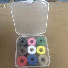 9-Color Mini Portable Sewing Machine Set, Includes 9 Random Colors - Handheld Manual Simple Sewing Machine With Storage Box And Threading Tools, Travel & Holiday Sewing Projects, New Year Gift, Suitable For DIY Clothing And Textile Crafts, Creative Gift (No Charging Required) - Multicolor - View 11